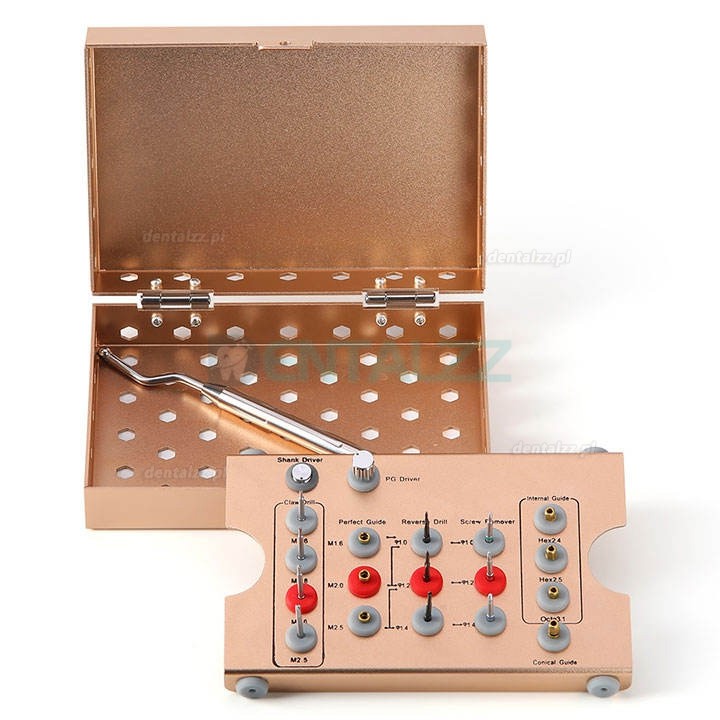 Zestaw do Usuwania Uszkodzonych Śrub Implantologicznych Ekstraktor Śrub